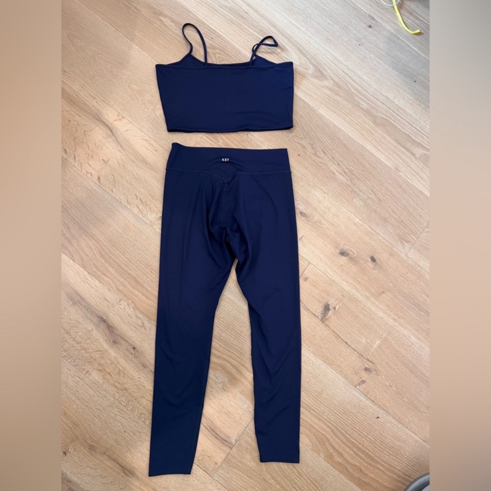 437 workout set in navy (hydrate) NWOT - Picture 1 of 5